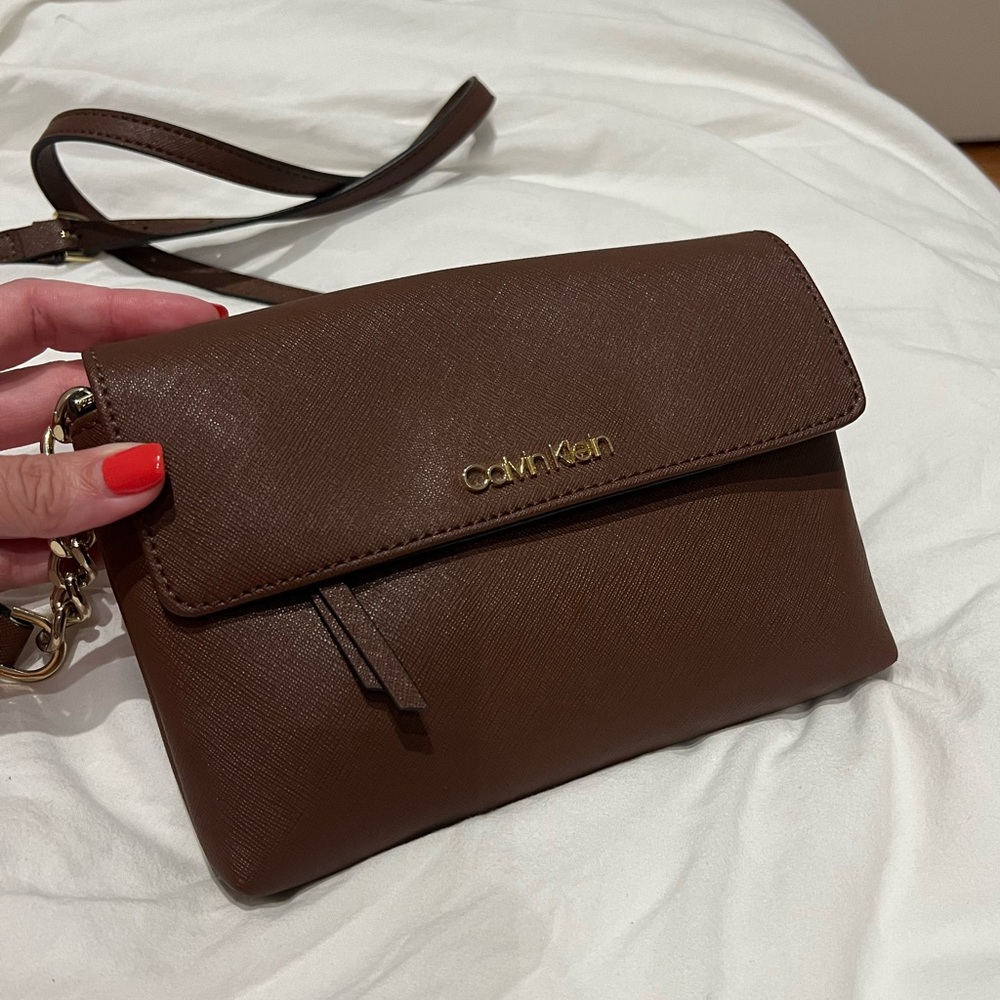 Calvin Klein crossbody bag brown